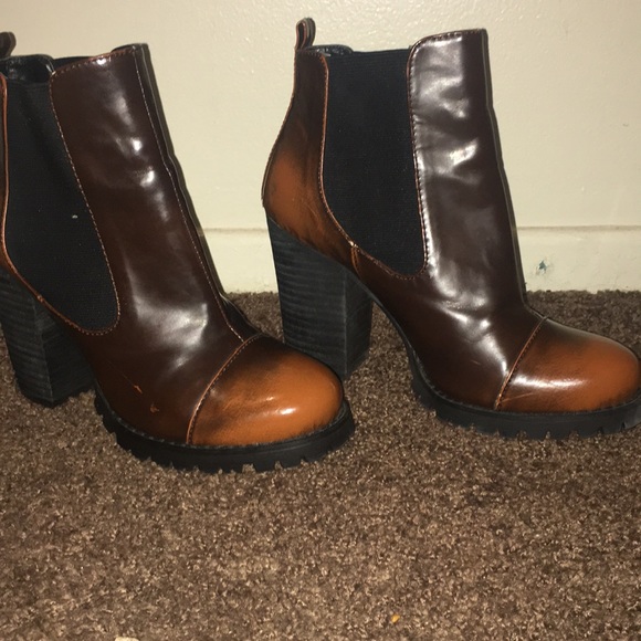 Nasty gal: Shoe Cult-high heeled ombré boots - Picture 9 of 10